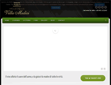 Tablet Screenshot of cantinavillamedici.it